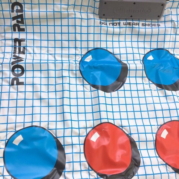 Nintendo NES Power Pad & Dance Aerobics Floor Mat Game Cartridge Vintage 1988 - Picture 7 of 16